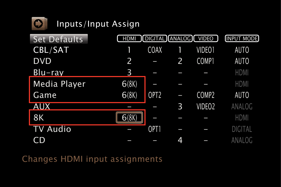 GUI InputAssign VS3003